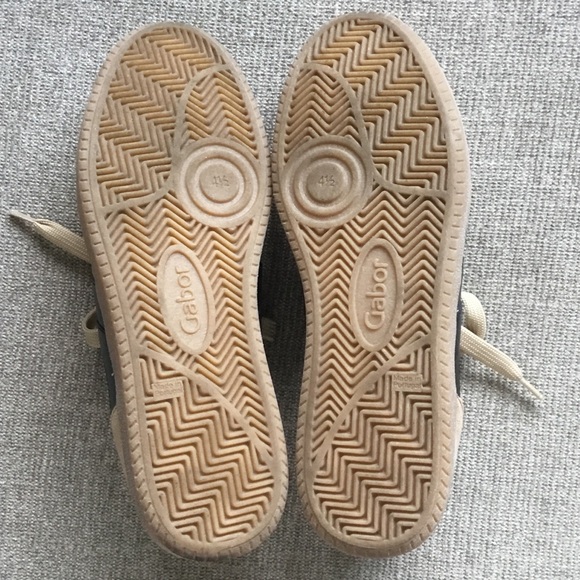 Gabor 63.300 Gold and Black Sneakers, Size 7 US (4.5 UK)